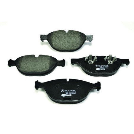 HELLA 8DB 355 012-661 Brzdové platničky Predné pre