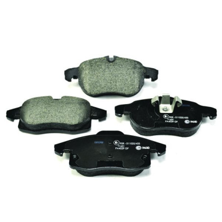 HELLA 8DB 355 012-681 Brzdové platničky Predné pre