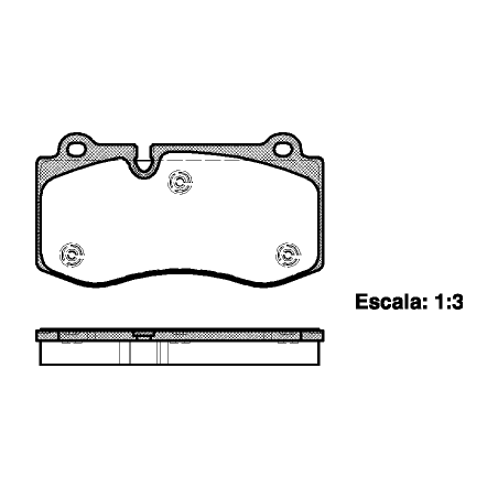 Brake Pads Set Front for Mercedes ROADHOUSE 21202.00