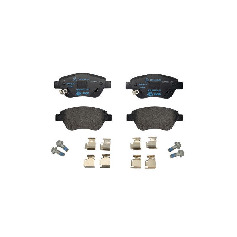 HELLA 8DB 355 012-831 Brake Pads Set Front for