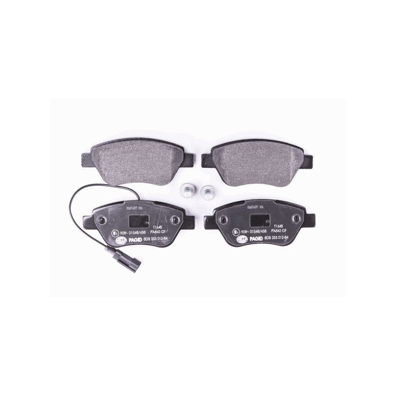 HELLA 8DB 355 012-841 Brake Pads Set Front for