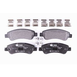 HELLA 8DB 355 012-911 Pastillas de freno Trasero para