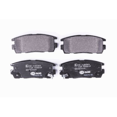 HELLA 8DB 355 012-951 Klocki hamulcowe Tył dla