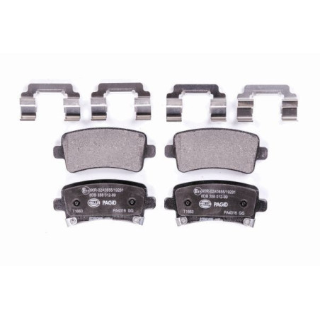 HELLA 8DB 355 012-991 Pastiglie freno Posteriore per