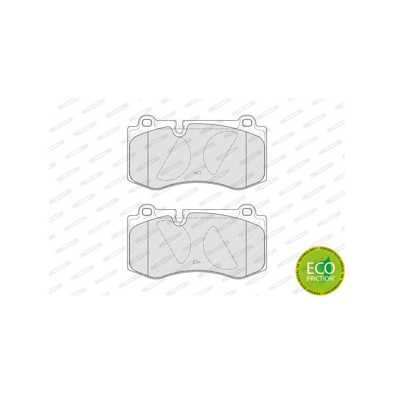 Pastillas de freno Delantero para Mercedes FERODO FDB4055