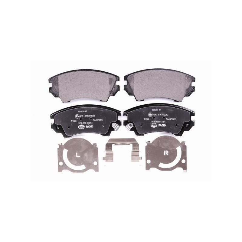 HELLA 8DB 355 013-041 Plaquettes de frein Avant pour