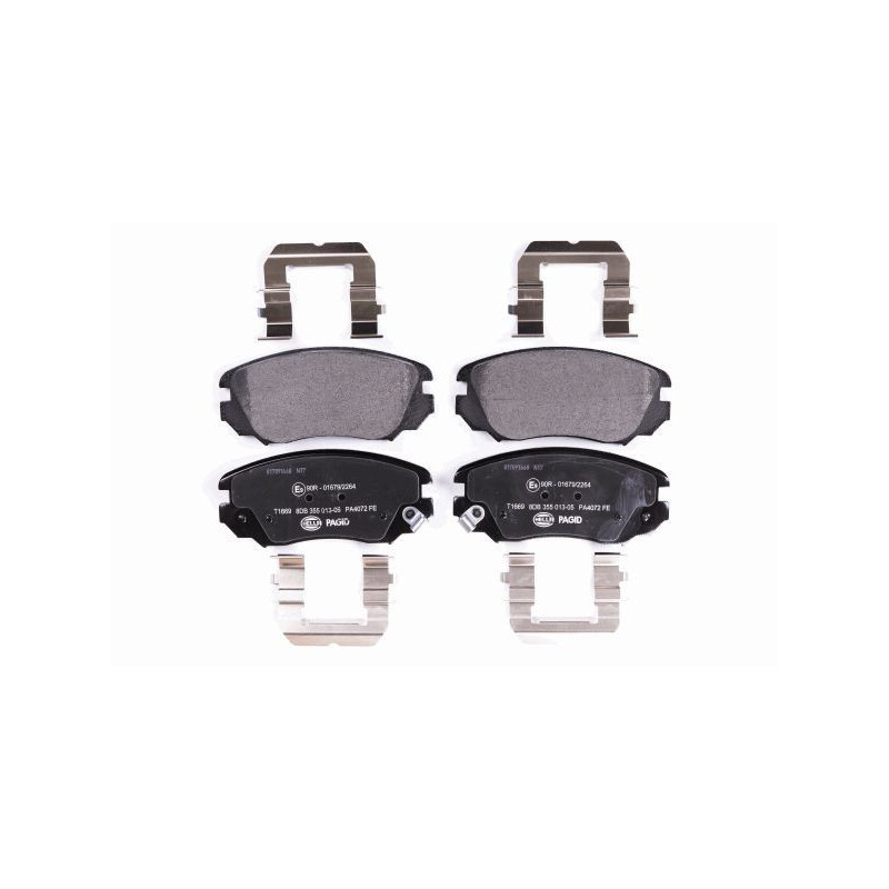 HELLA 8DB 355 013-051 Brake Pads Set Front for