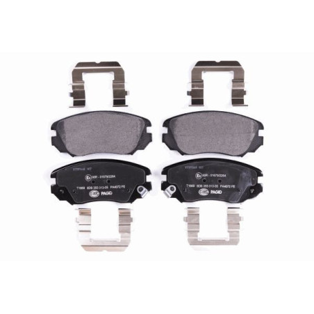 HELLA 8DB 355 013-051 Brzdové platničky Predné pre