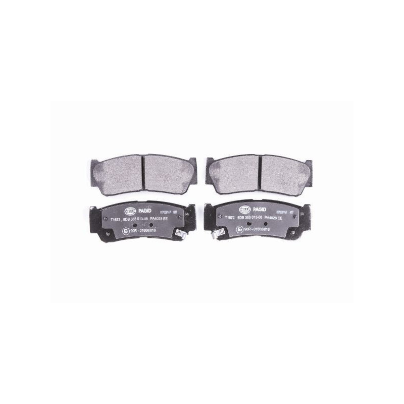 HELLA 8DB 355 013-081 Plaquettes de frein Arrière pour