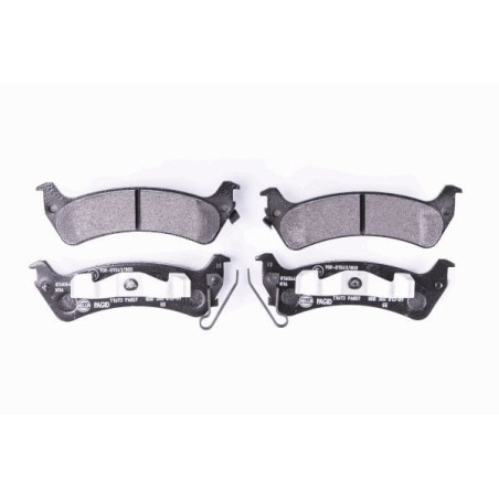 HELLA 8DB 355 013-091 Brzdové platničky Zadné pre