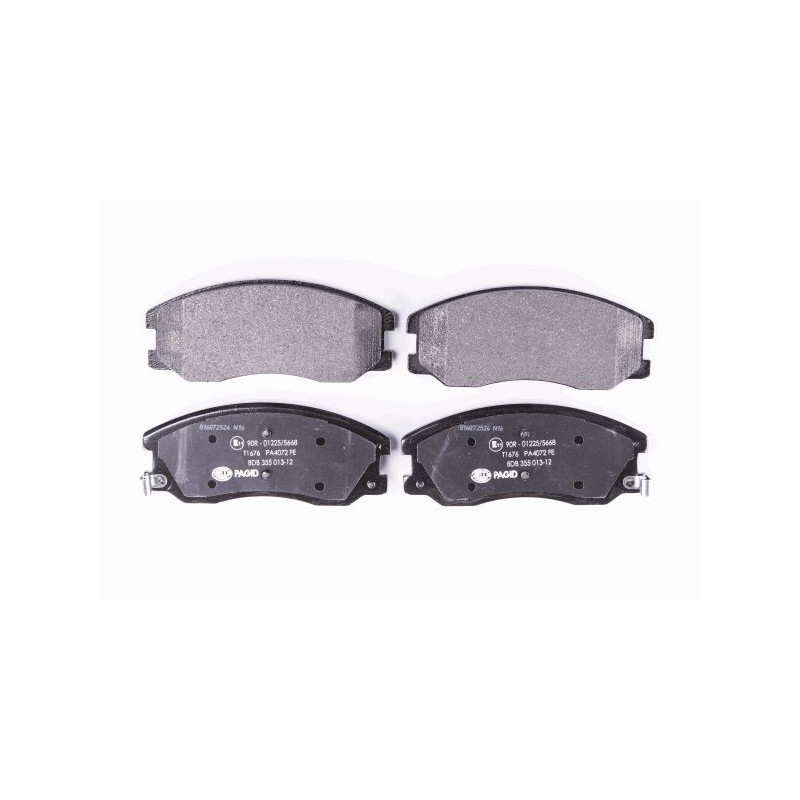 HELLA 8DB 355 013-121 Klocki hamulcowe Przód dla