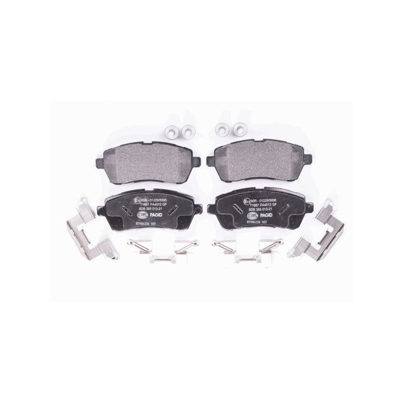 HELLA 8DB 355 013-211 Pastiglie freno Anteriore per