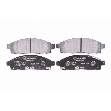 HELLA 8DB 355 013-221 Plaquettes de frein Avant pour