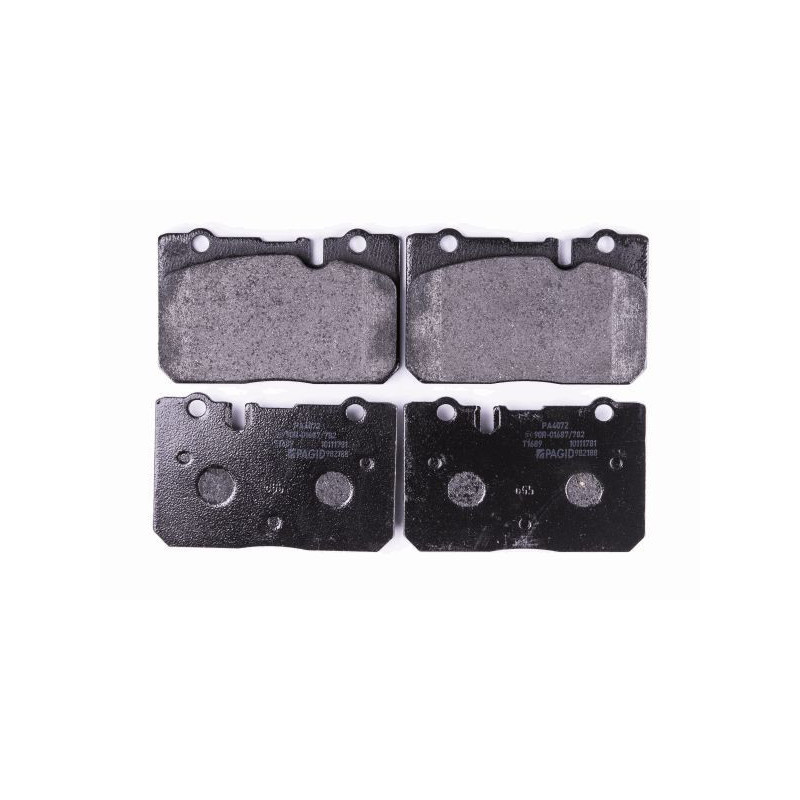 HELLA 8DB 355 013-231 Brzdové platničky Predné pre