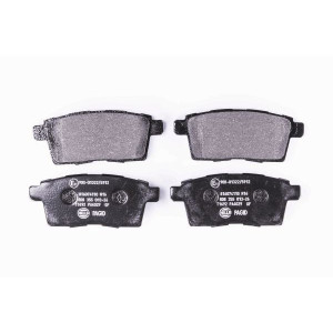 HELLA 8DB 355 013-261 Brzdové platničky Zadné pre