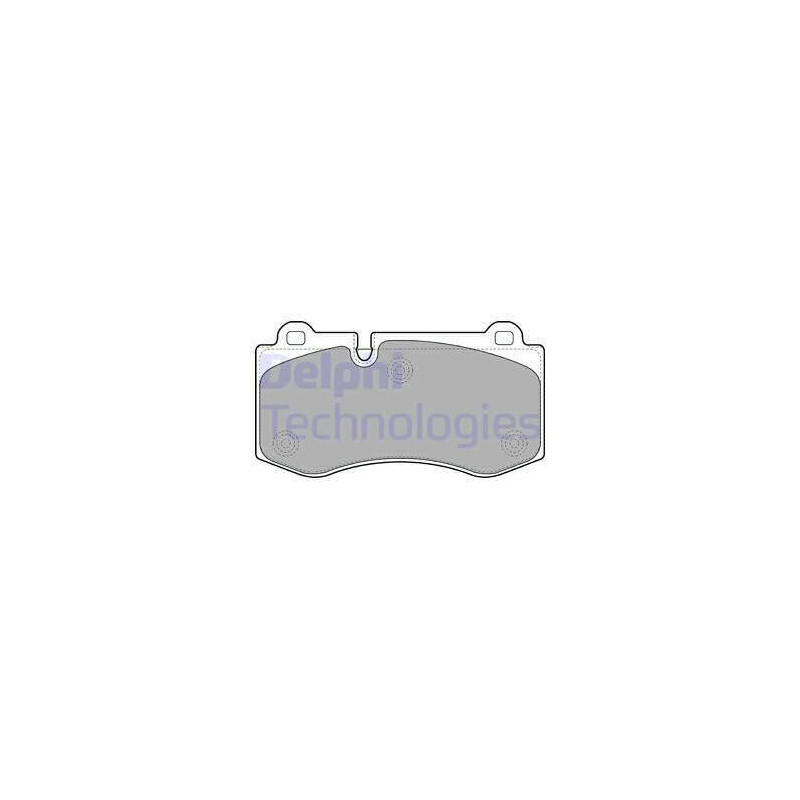 Brake Pads Set Front for Mercedes DELPHI LP1980