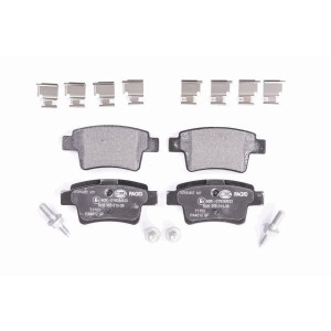 HELLA 8DB 355 013-361 Brzdové destičky Zadní pro