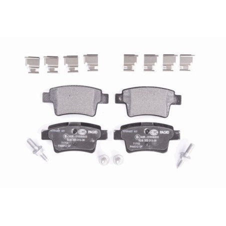 HELLA 8DB 355 013-361 Bremsbeläge Hinten für