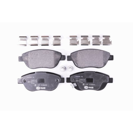 HELLA 8DB 355 013-371 Brzdové platničky Predné pre