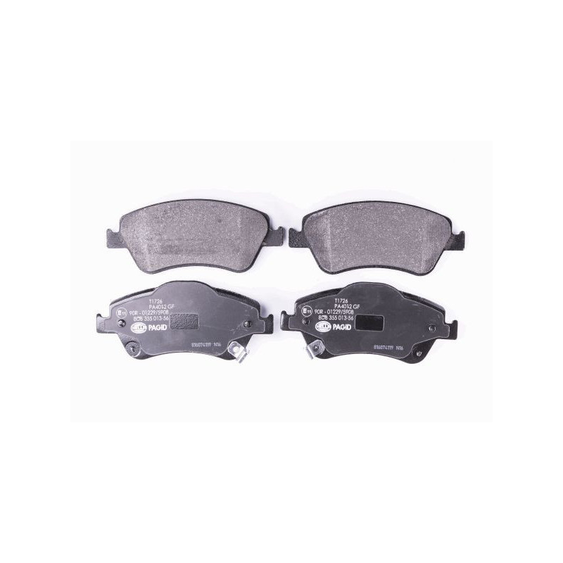 HELLA 8DB 355 013-561 Brake Pads Set Front for