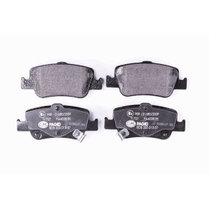 HELLA 8DB 355 013-571 Brzdové platničky Zadné pre