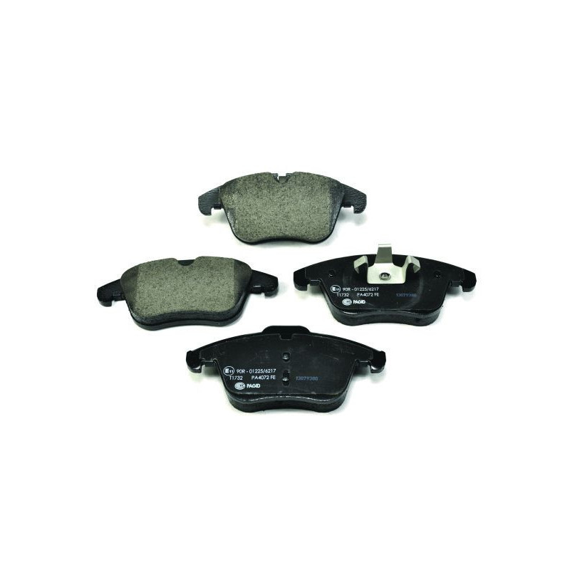 HELLA 8DB 355 013-621 Pastillas de freno Delantero para