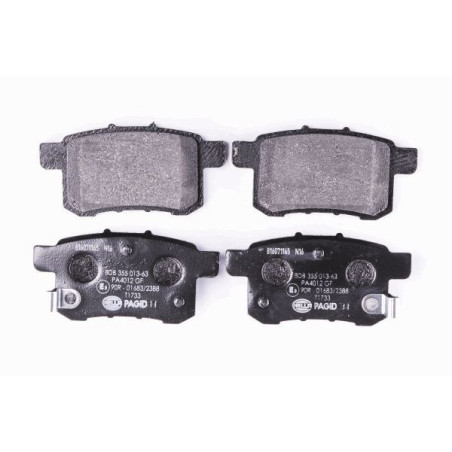 HELLA 8DB 355 013-631 Brake Pads Set Rear for