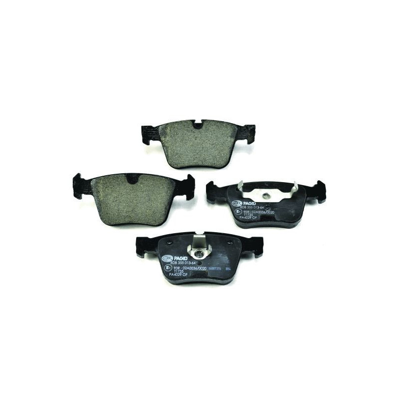 HELLA 8DB 355 013-641 Brake Pads Set Rear for