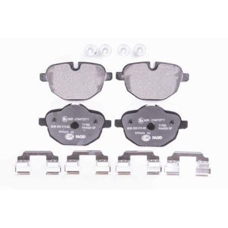 HELLA 8DB 355 013-921 Plaquettes de frein Arrière pour