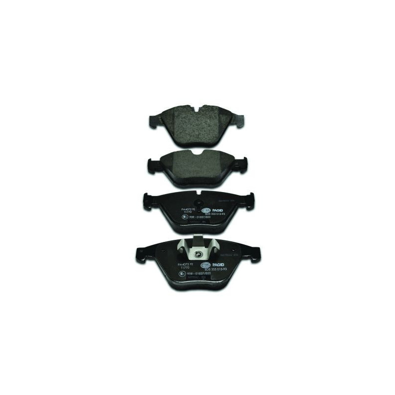 HELLA 8DB 355 013-931 Klocki hamulcowe Przód dla