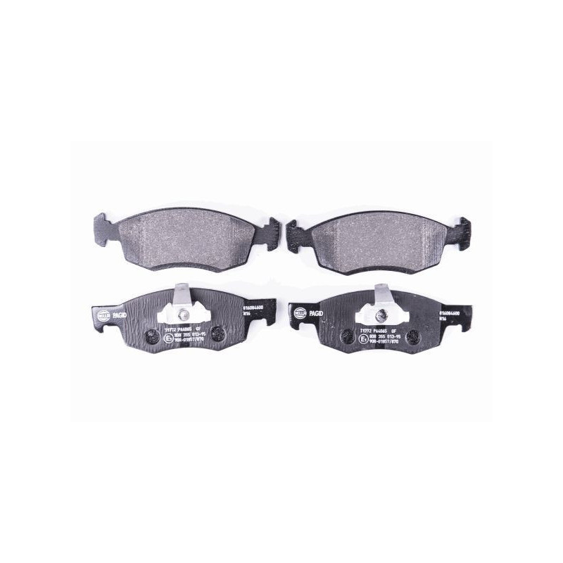 HELLA 8DB 355 013-951 Klocki hamulcowe Przód dla