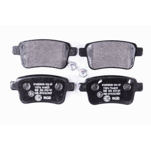 HELLA 8DB 355 013-971 Pastillas de freno Trasero para