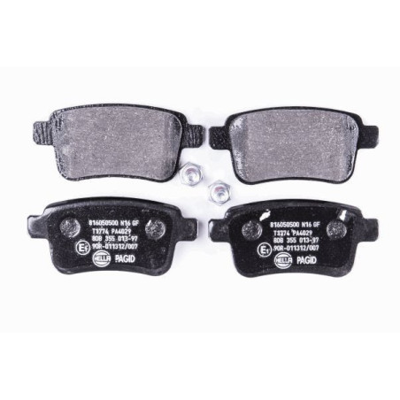 HELLA 8DB 355 013-971 Plaquettes de frein Arrière pour