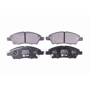 HELLA 8DB 355 014-071 Brzdové platničky Predné pre