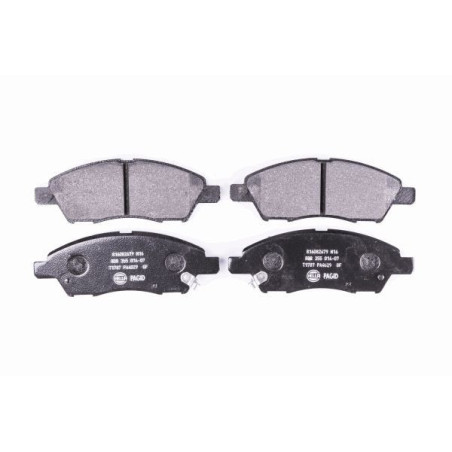 HELLA 8DB 355 014-071 Pastiglie freno Anteriore per