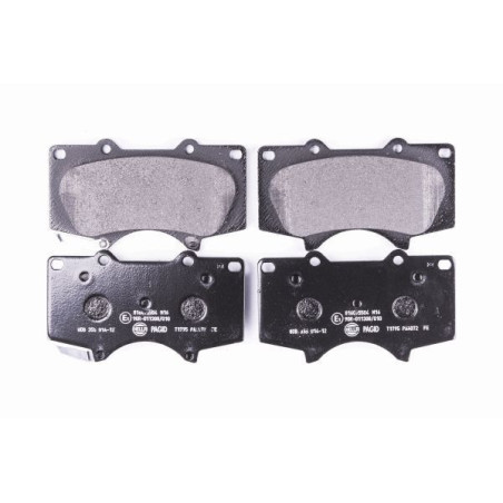 HELLA 8DB 355 014-121 Pastillas de freno Delantero para