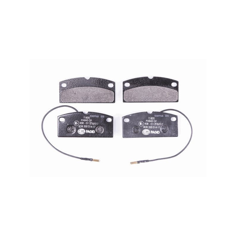 HELLA 8DB 355 014-171 Brake Pads Set Front for