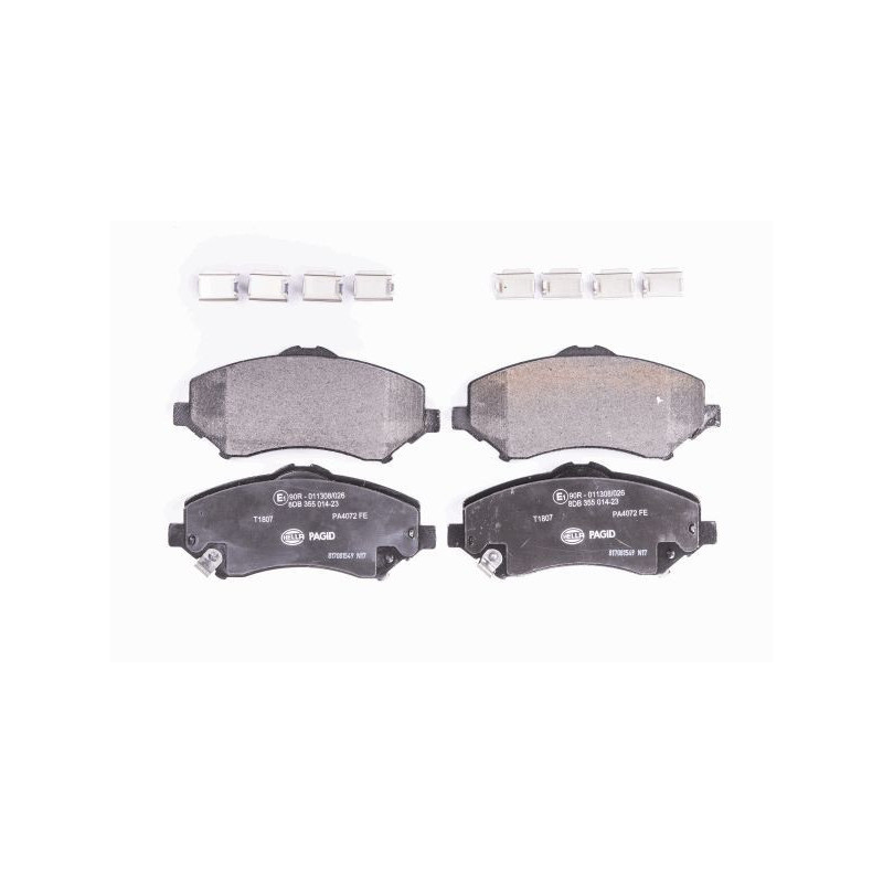HELLA 8DB 355 014-231 Klocki hamulcowe Przód dla