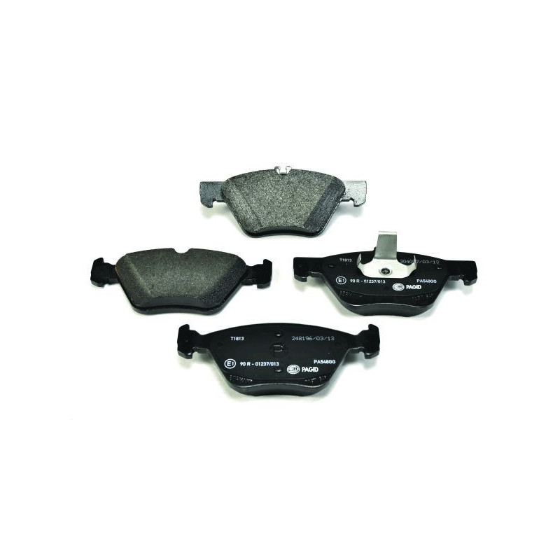 HELLA 8DB 355 014-291 Brzdové platničky Predné pre