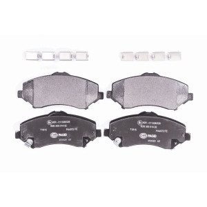 HELLA 8DB 355 014-321 Brzdové platničky Predné pre