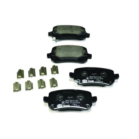 HELLA 8DB 355 014-331 Klocki hamulcowe Tył dla