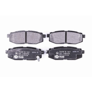 HELLA 8DB 355 014-341 Brzdové platničky Zadné pre