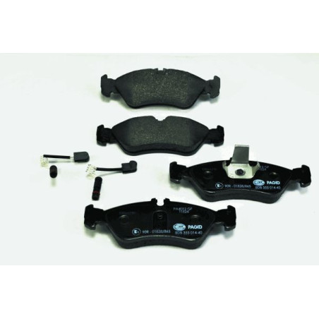 HELLA 8DB 355 014-401 Brzdové destičky Zadní pro