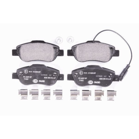 HELLA 8DB 355 014-471 Plaquettes de frein Avant pour