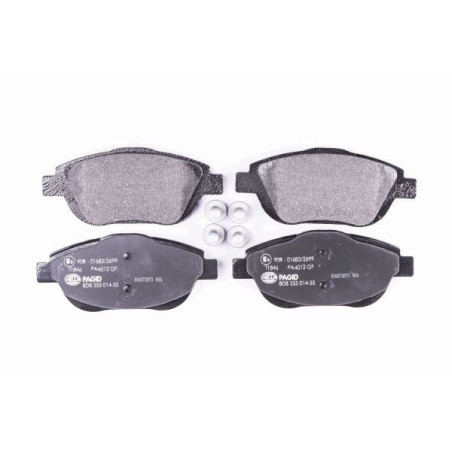 HELLA 8DB 355 014-551 Brake Pads Set Front for