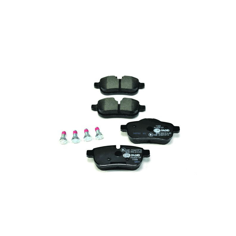 HELLA 8DB 355 014-621 Klocki hamulcowe Tył dla