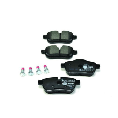 HELLA 8DB 355 014-621 Klocki hamulcowe Tył dla
