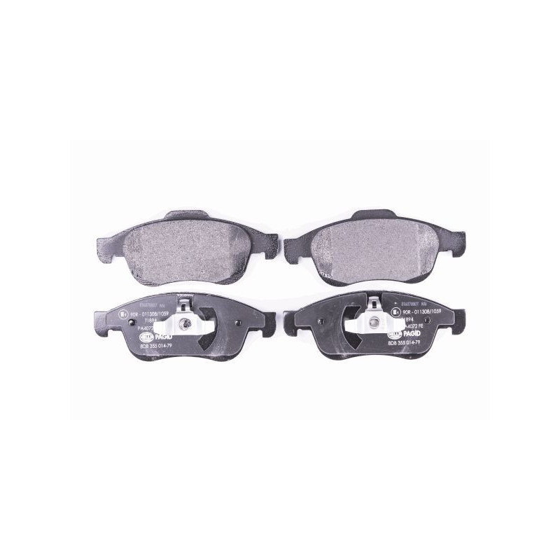 HELLA 8DB 355 014-791 Plaquettes de frein Avant pour