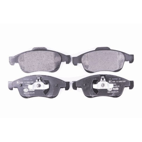 HELLA 8DB 355 014-791 Brzdové platničky Predné pre