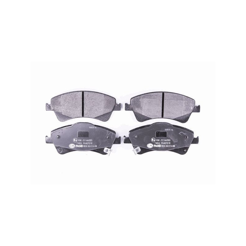 HELLA 8DB 355 014-881 Klocki hamulcowe Przód dla